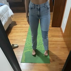 The Ankle Straight Ultra High Rise Abercrombie Jeans SOLD